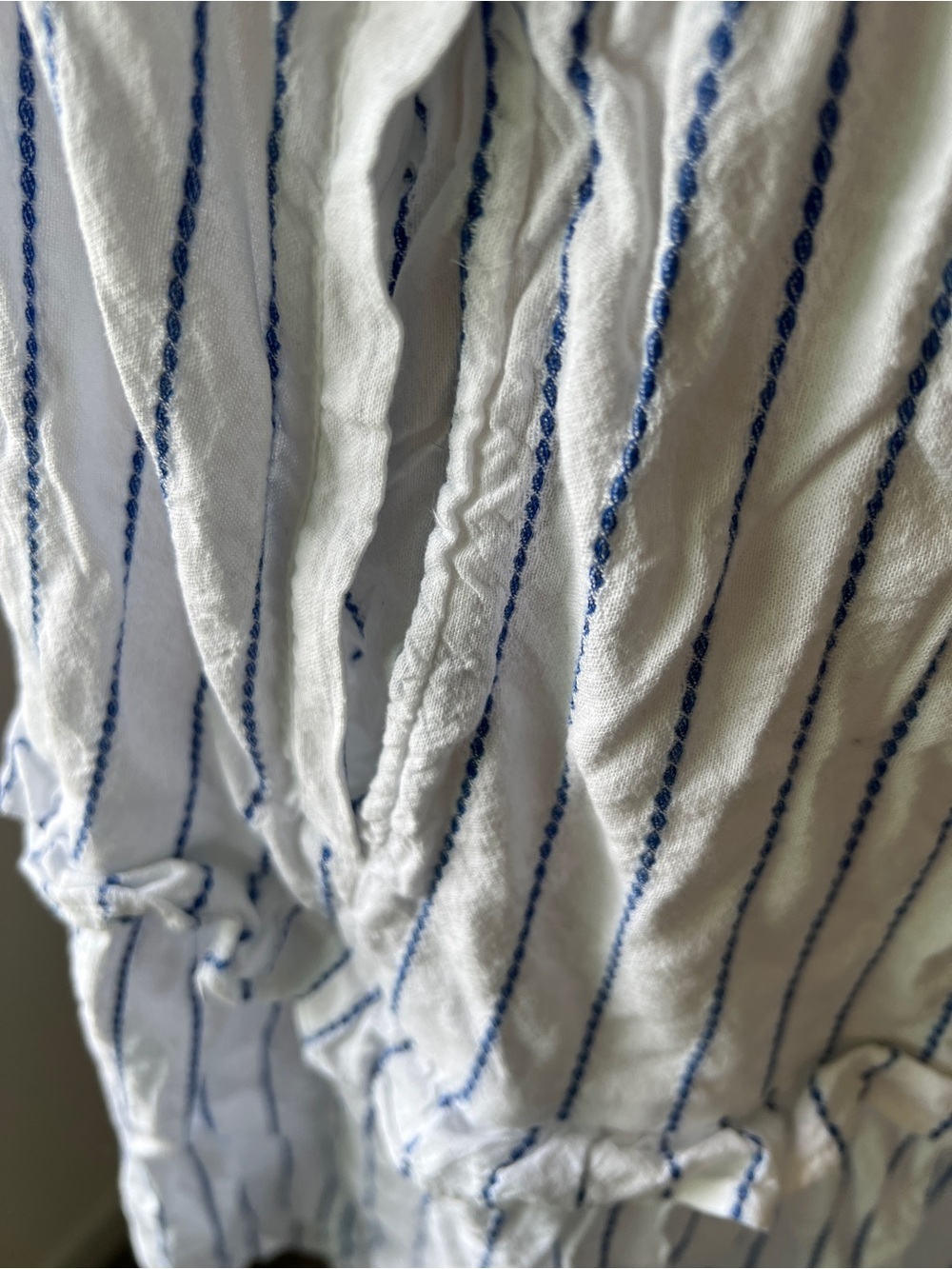 ME+EM Women's Striped Swing Tiered Mini Dress Size 12 - Picture 8 of 12